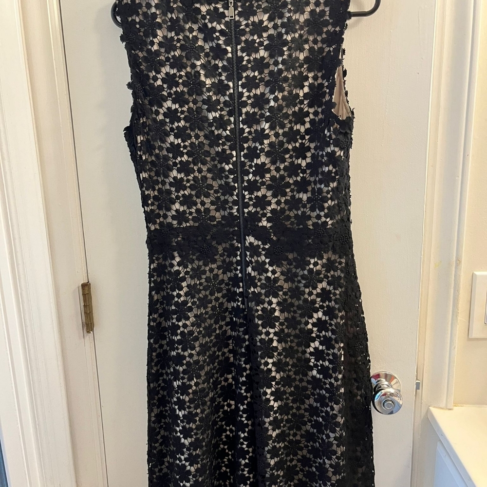 Elie Tahari Lace Dress Black - Gem